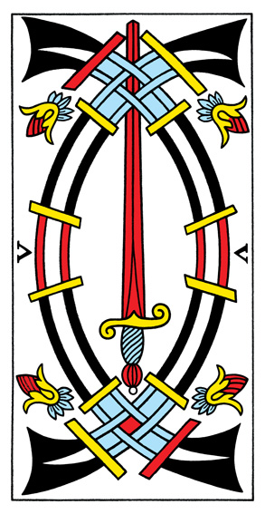 Cinco de Espadas